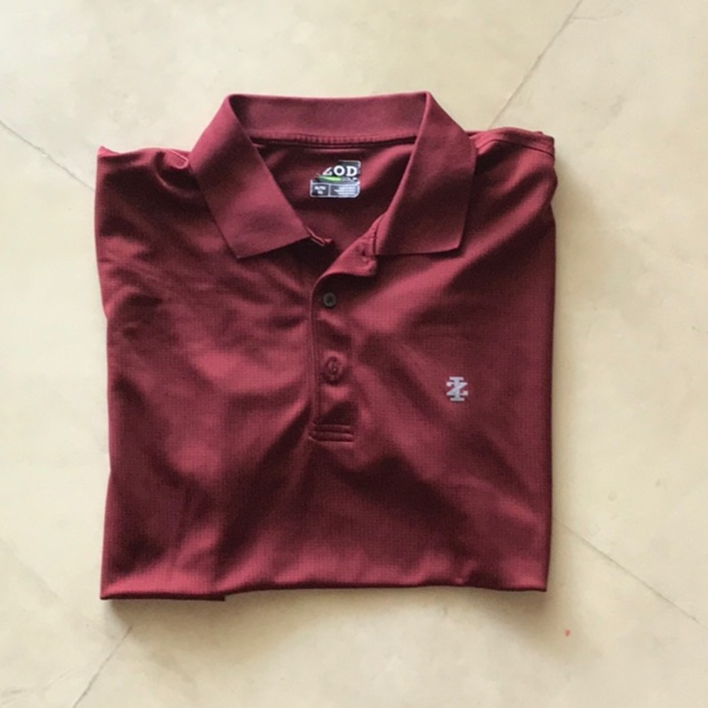 IZOD maroon polo